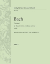 Konzert g-Moll fr Oboe, Streicher und Bc Violine 1