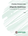 Allegretto sombreoso for flute, english horn, 3 violins and piano parts