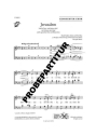 Jerusalem für Tenor (Bariton), gem Chor und Orchester (Orgel) Chorpartitur