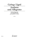 Andante und Allegretto fr Streichquartett Partitur und Stimmen