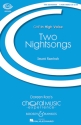Two Nightsongs fr Kinderchor (SSAA) und Klavier, optional Flte Chorpartitur