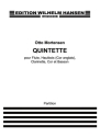 Quintett fr Flte, Oboe, Klarinette, Horn und Fagott Partitur