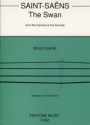 The Swan from the Carnival of Animals for string quartet score and parts