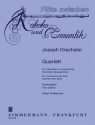 Quartett Es-Dur fr 3 Flten und Altflte (Klar, Bfl),  Partitur und Stimmen