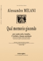 Qual mormorio giocondo per canto solo, tromba, 2 violini e bc,   Partitur und Stimmen