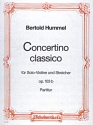 Concertino classico D-Dur op. 103b fr Violine und Streicher Partitur