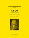 Largo aus Xerxes fr Streichquartett und Kontraba ad lib. Partitur und Stimmen