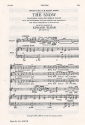 The Snow for female chorus, 2 violins and piano score