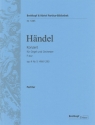 Konzert F-Dur op.4,5 HWV293 fr Orgel und Orchester Partitur