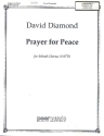Prayer for Peace for mixed chorus a cappella score