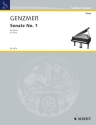 Sonate Nr .1 GeWV 368 fr Klavier