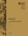 Haec est Regina Virginum HWV235 - Antiphon fr Sopran, Streicher und Bc Violoncello / Kontrabass