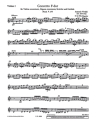 Concerto F-Dur P274 fr Violine, Orgel, Streicher und Cembalo Violine 1