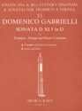 Sonata Nr. XI/5 fr Trompete, Streichorchester und Bc fr Trompete und Klavier