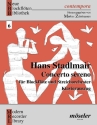 Concerto sereno fr Blockflte und Streichorchester Klavierauszug