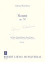 Nonett op.30 fr Flte, Oboe, Klarinette Horn, Fagott, Violine, Viola, Cello und Kb Partitur
