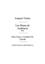 Las musas de Andalucia per canto, 2 violins, viola y violoncello,  partitura y parte