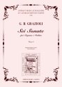 6 sonate op.3 vol.1 (nos1-3) per organo (cembalo) e violino