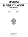 Plaisir d'amour for medium or high voice and piano