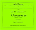 Concerto no.3 per organo (clavicembalo)