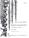 Quartetto concertante Nr.6 fr 4 Flten Partitur und Stimmen