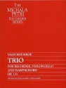 Trio op.133 for recorder, cello and harpsichords