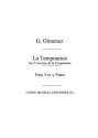 La Tempranica no.5 Cancion de la Tempranica para voz y piano
