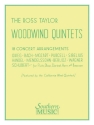 The Ross Taylor Windquintets 18 concert arrangements for fl/ob/clar/horn/bassoon,  parts
