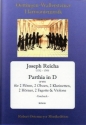 Parthia D-Dur fr 2 Flten, 2 Oboen, 2 Klarinetten, 2 Hrner, 2 Fagotte und Violone,    Partitur und Stimmen