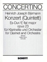 Konzert Es-Dur op.23 fr Klarinette und Orchester Partitur