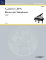 Thema mit Variationen fr Klavier