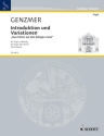 Introduktion und Variationen GeWV 414 fr Orgel 4-hndig