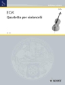 Quartetto per violoncelli fr 4 Violoncelli Partitur und Stimmen