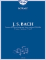 Konzert f-Moll BWV1056 fr Klavier, Streicher und BC (+CD) fr 2 Klaviere