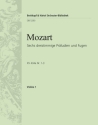 6 dreistimmige Prludien und Fugen KV404a Nr.1-3 fr Streicher Violine