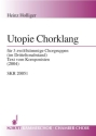 Utopie Chorklang fr Chor a cappella Chorpartitur