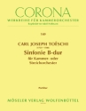 Sinfonie B-Dur fr Streichorchester (Kammerorchester) Partitur