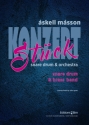 Konzertstck for snare drum and brass band, score Gout, Alan, arr.