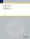 Colloque No. 4 op. 15 fr Klavier, Orgel und 2 Schlaginstrumente Partitur und Stimmen
