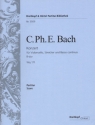 Konzert B-Dur Wq171 für Violoncello, Streicher und Bc Partitur