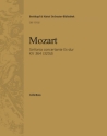 Sinfonia concertante Es-Dur KV364 fr Violine, Viola und Orchester Violoncello / Kontrabass