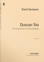 Duncan Trio for trumpet, horn in F and trombone score and parts