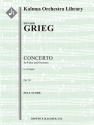 Concerto a minor op.16 for piano and orchestra score
