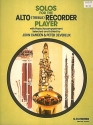 Solos for the Alto Recorder Player for Treble recorder and Piano