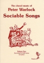Sociable Songs Vol.2 Part-Songs for Male Chorus and Piano Score