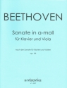 Sonate a-Moll op.23 fr Violine und Klavier fr Viola und Klavier