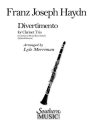 Divertimento for 2 clarinets and bass clarinet (bassoon) score and parts
