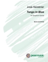 Tango in Blue for saxophone quartet score and parts