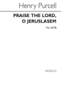 Praise the Lord Jerusalem for mixed chorus and orchestra vocal score,  archive copy
