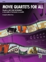 Movie Quartets for all: for 4 instruments (flexible ensemble) violin score